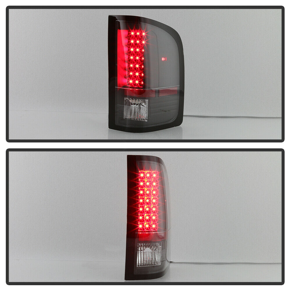 Clear Lens Head & Tail Lights with LED DRL for 2007-2013 Chevy