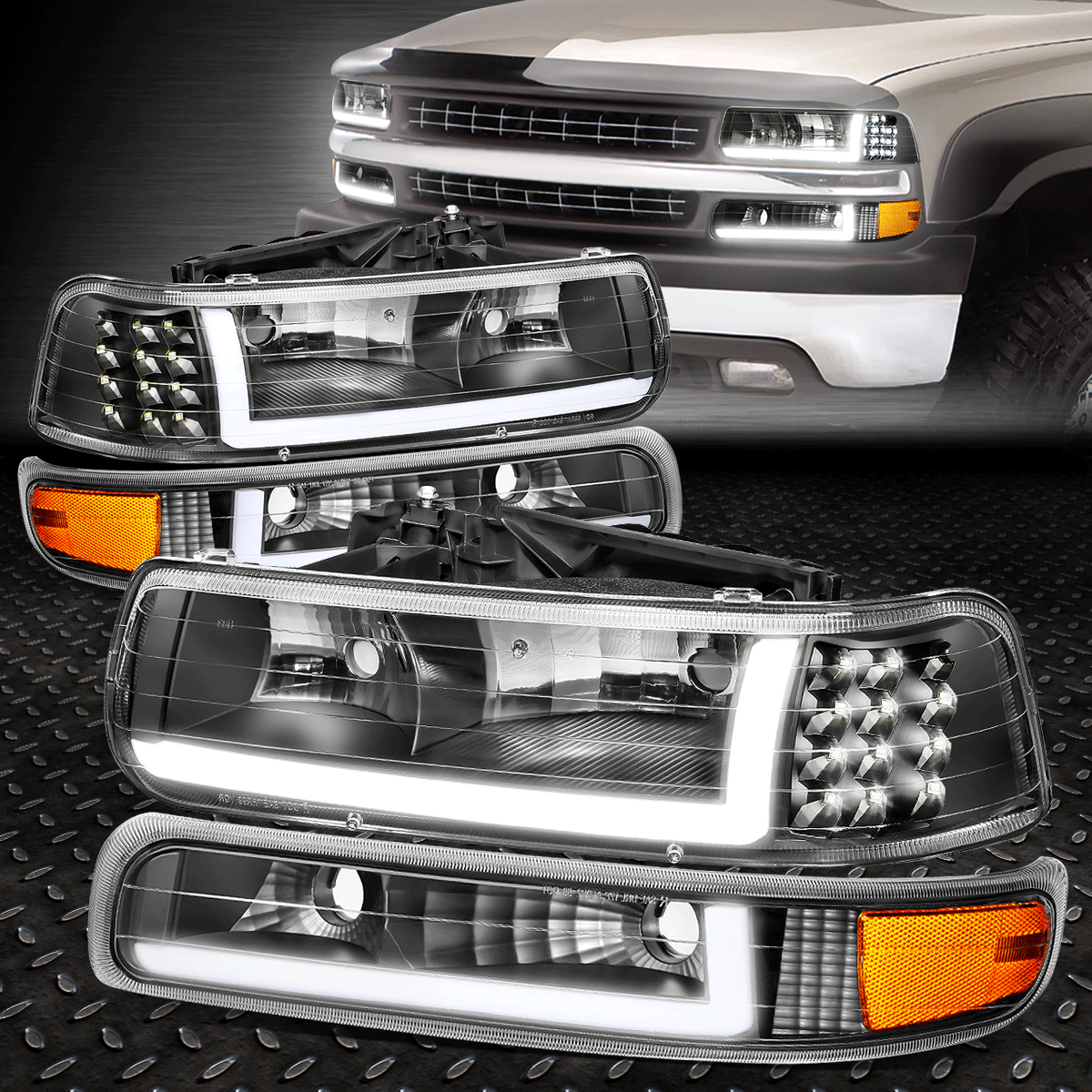2000 chevy deals silverado led headlights
