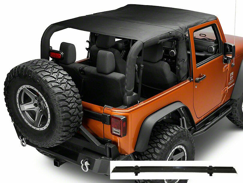 Extended Bikini Top Channel for 07-17 Jeep Jk from Weathers Auto Supply