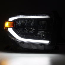 Black TRD LED StripTube Truck HeadLight Set for 2014-2018 Toyota