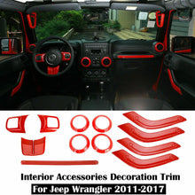 Red Interior Decor Trim Er Kit For